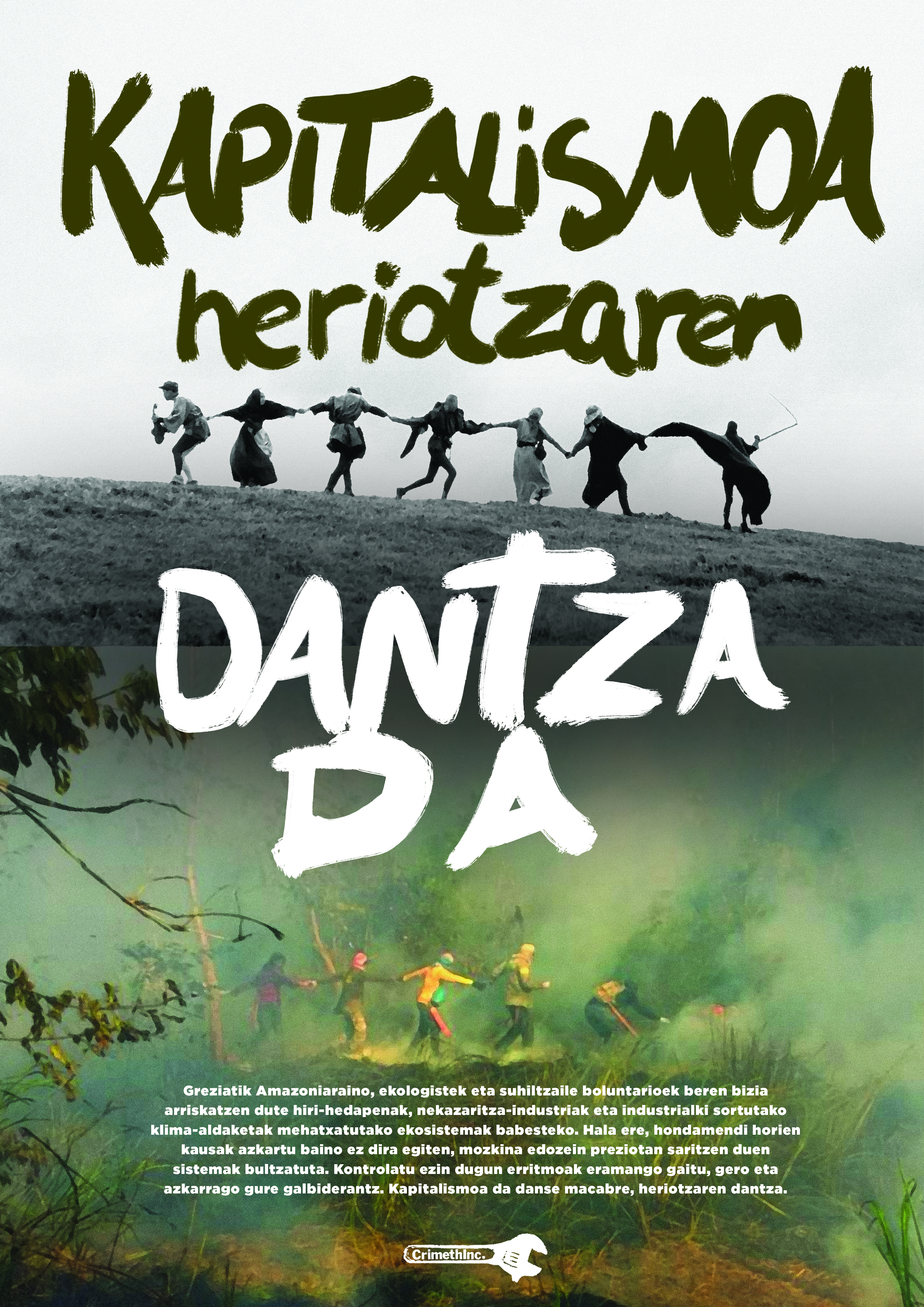 Photo of ‘Kapitalismoa heriotzaren dantza da’ front side